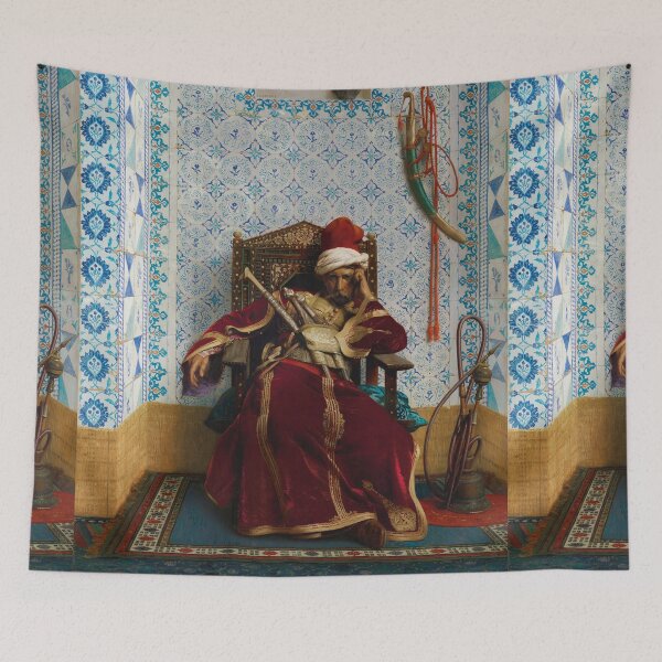 Item preview, Portrait of Markos Botsari vintage art - Jean-Léon Gérôme designed and sold by Vintage Designs +.