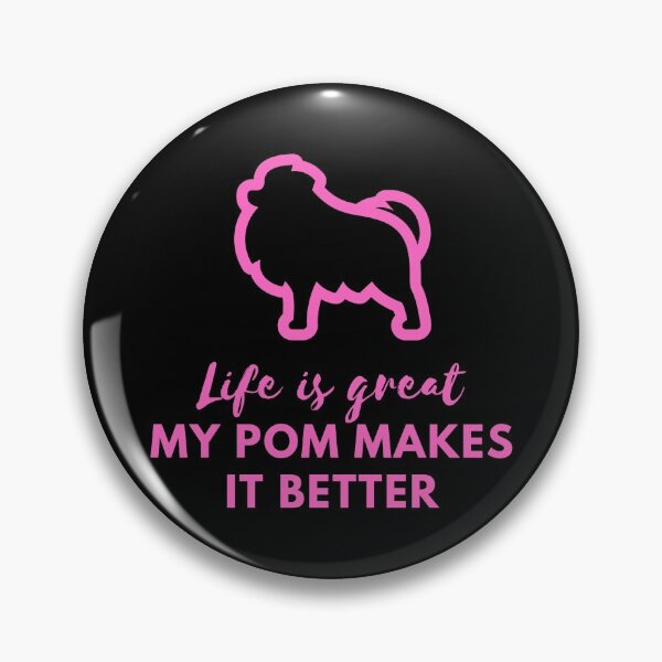 Item preview, Life is great my pom makes it better pink designed and sold by kyds.
