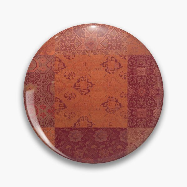 Item preview, Vintage Bohemian Quilt in Burnt Orange designed and sold by hellcom.