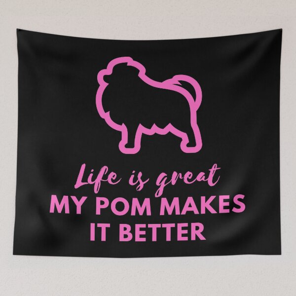 Item preview, Life is great my pom makes it better pink designed and sold by kyds.