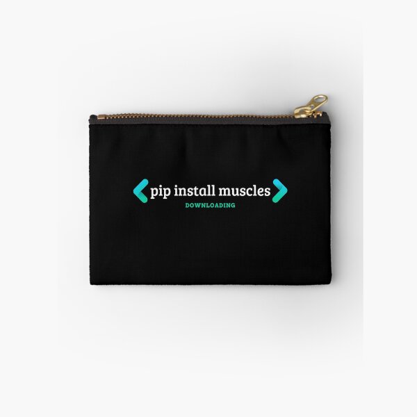 Item preview, pip install muscles  designed and sold by FitFabFunny.