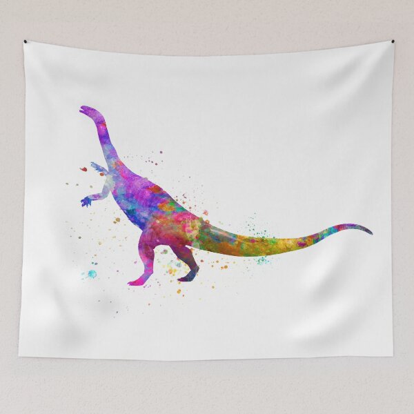 Item preview, Plateosaurus dinosaur in watercolor designed and sold by paulrommer.