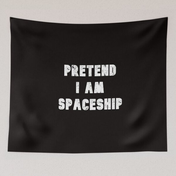 Item preview, Pretend i am spaceship last minute halloween costumes designed and sold by The Full Cart.
