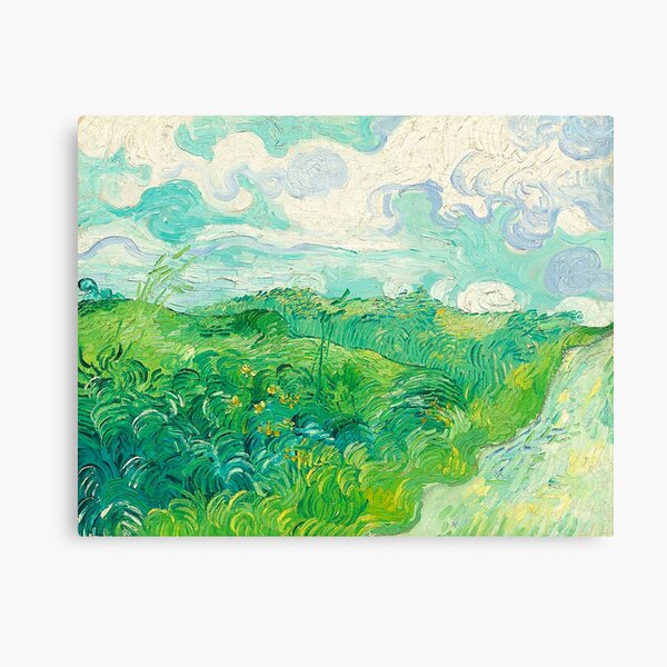 Green Wheat Fields, Auvers - Vincent Van Gogh Canvas Print