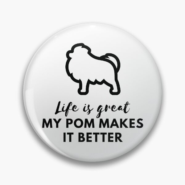 Item preview, Life is great my pom makes it better black designed and sold by kyds.