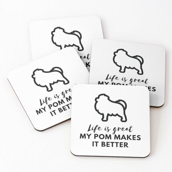 Item preview, Life is great my pom makes it better black designed and sold by kyds.