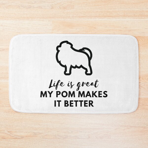 Item preview, Life is great my pom makes it better black designed and sold by kyds.