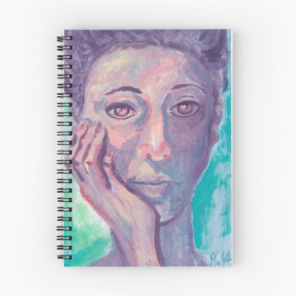 Item preview, Art print of Portrait of a woman in Blue designed and sold by BGOZart.