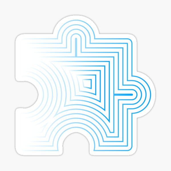 Puzzle Lines Sticker
