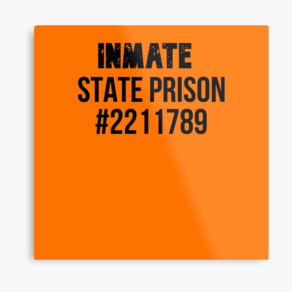 Halloween Prisoner Costumes Metal Print