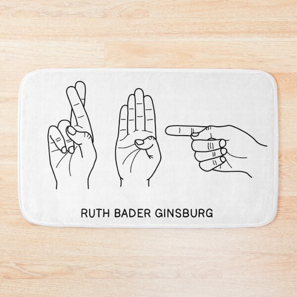 Item preview, Ruth Bader Ginsburg ASL designed and sold by ValentinaHramov.