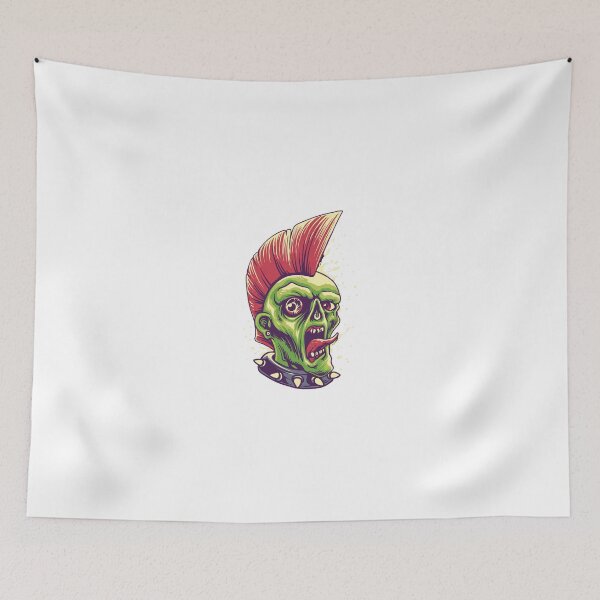 Item preview, Zombie-Punk-Style-halloween-illustration designed and sold by popotamfriends.