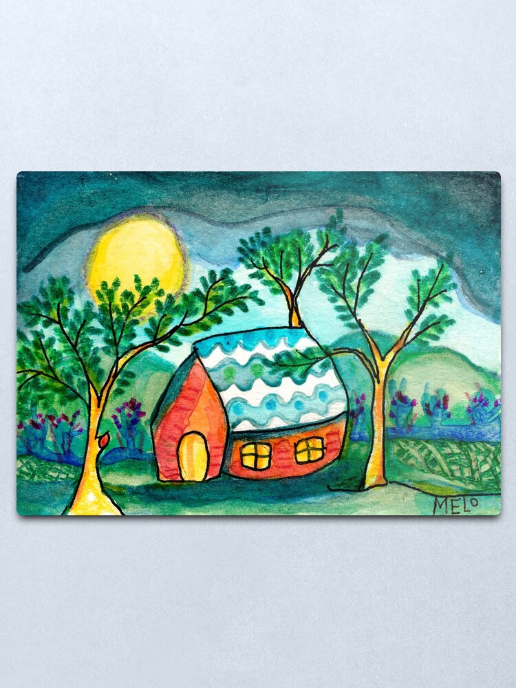 Alternate view of Home Sweetest Home Metal Print
