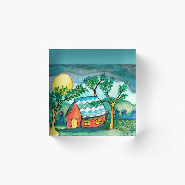 Home Sweetest Home Acrylic Block