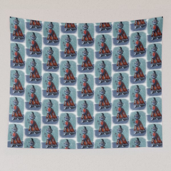 Item preview, Superhero Robot  designed and sold by ScottyScapes.