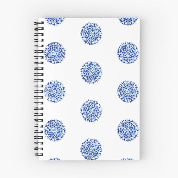 Item preview, Flower Illustrations: Blue Mandala designed and sold by ChriseryMerch.