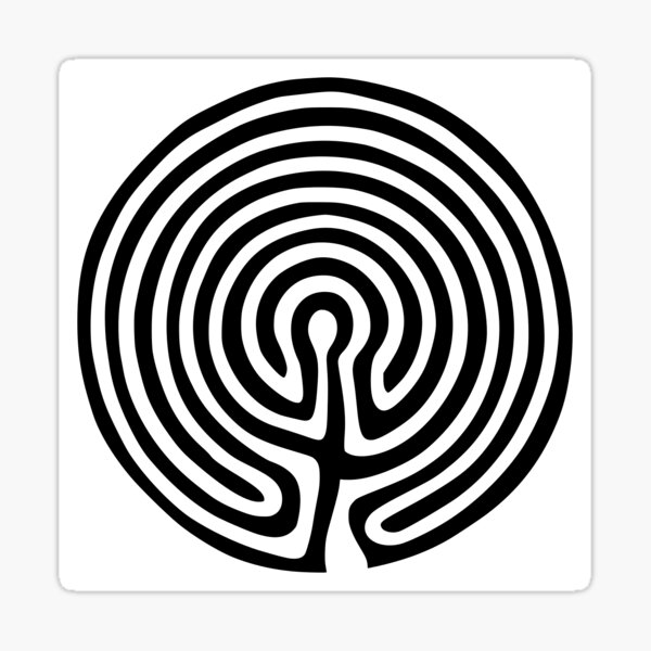 Labyrinth Stickers | Redbubble