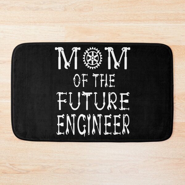 Item preview, Mom Of The Future Engineer Kids Mechanic Birthday Party graphic designed and sold by Grabitees.