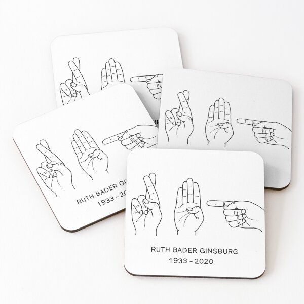 Item preview, Ruth Bader Ginsburg ASL designed and sold by ValentinaHramov.