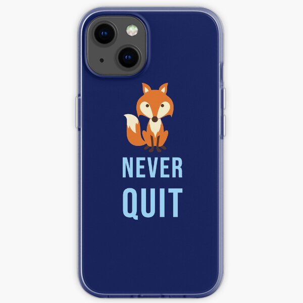 Foxes never quite - Leicester iPhone Soft Case