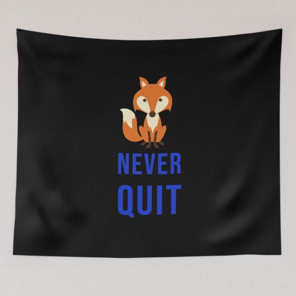 Item preview, Foxes never quit - Leicester designed and sold by Jamiecsmith1986.