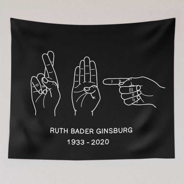 Item preview, Ruth Bader Ginsburg ASL designed and sold by ValentinaHramov.