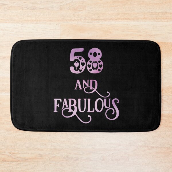 Item preview, Women 58 Years Old And Fabulous 58th Birthday Party print designed and sold by Grabitees.