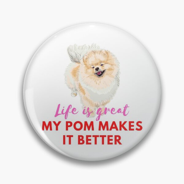 Item preview,  Life is great my pom makes it better 2 pink red designed and sold by kyds.