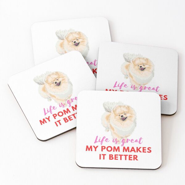 Item preview,  Life is great my pom makes it better 2 pink red designed and sold by kyds.