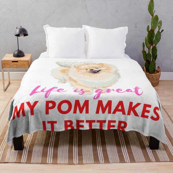 Item preview, Life is great my pom makes it better 2 pink red designed and sold by kyds.