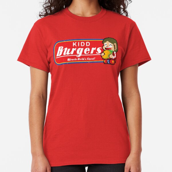 Alex Kidd Burgers Tshirt Classic T-Shirt