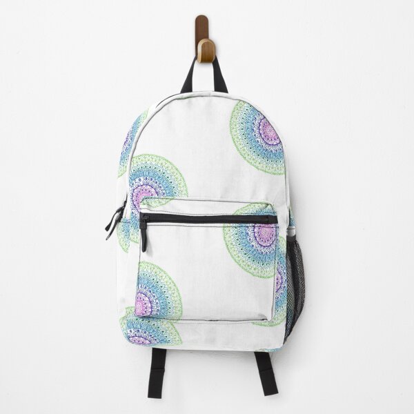 Item preview, Flower Illustrations: Green and Blue Mandala designed and sold by ChriseryMerch.
