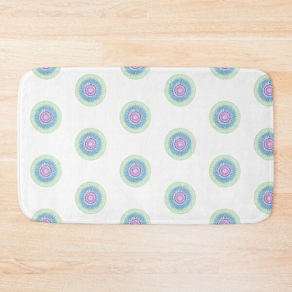Item preview, Flower Illustrations: Green and Blue Mandala designed and sold by ChriseryMerch.