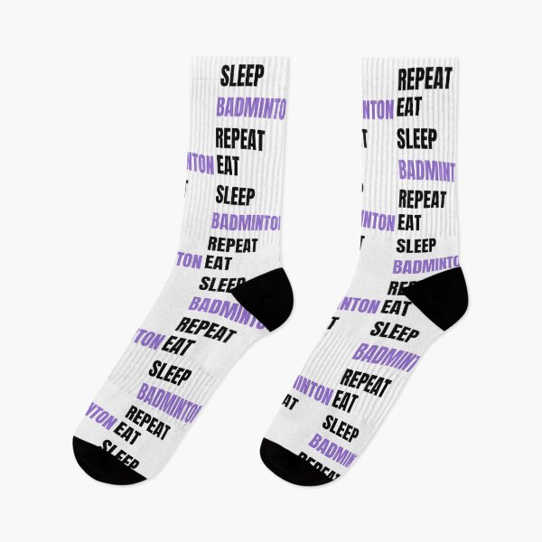 Item preview, Eat Sleep Badminton Repeat designed and sold by vibrantyy.