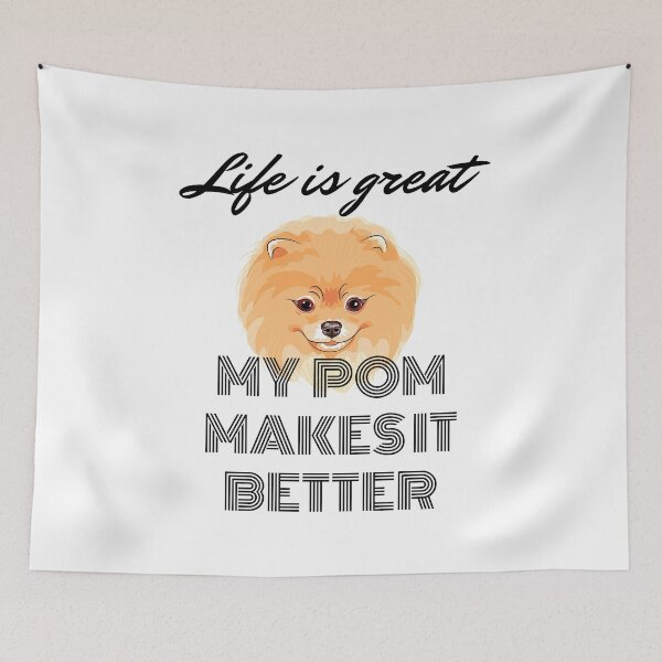 Item preview, Life is great my pom makes it better 3black designed and sold by kyds.