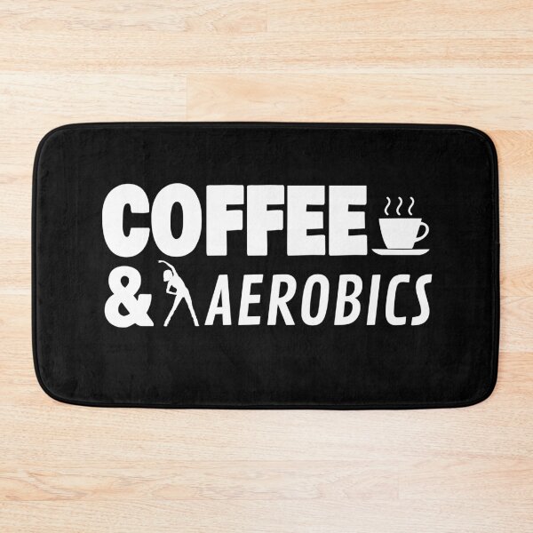 Artikelvorschau, Kaffee & Aerobic Pose entworfen und verkauft von jacks-tees.