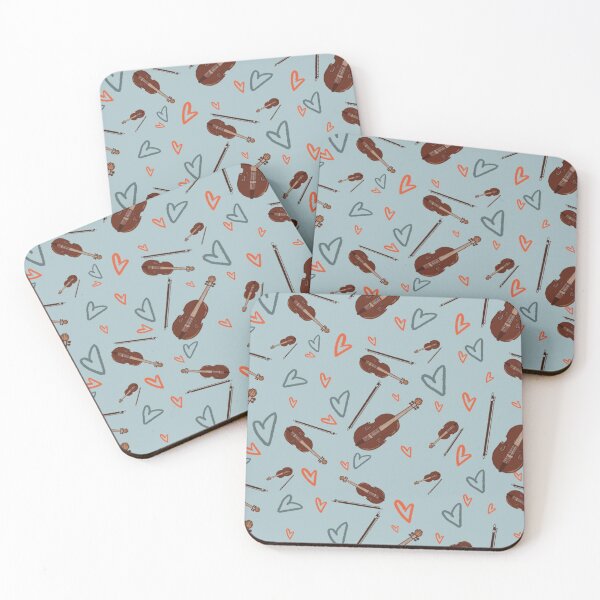 Item preview, music pattern violin love designed and sold by ElaineAmi.
