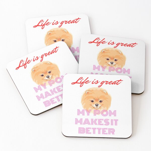 Item preview, Life is great my pom makes it better 4RedPink designed and sold by kyds.