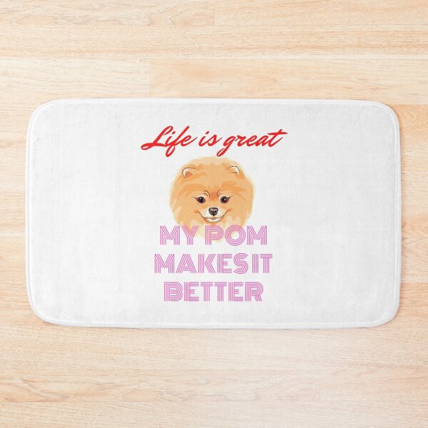 Item preview, Life is great my pom makes it better 4RedPink designed and sold by kyds.