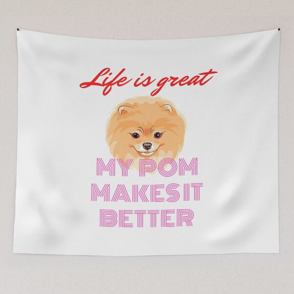 Item preview, Life is great my pom makes it better 4RedPink designed and sold by kyds.