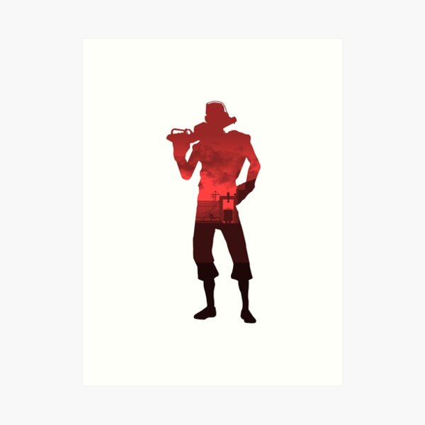 Team Fortress 2 Blue Scout Kunstdruck Von Astriumart Redbubble