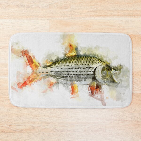 Item preview, Goliath African TigerFish Watercolor Art for the Extreme Anglers / Gifts for Fisherman designed and sold by Naumovski.