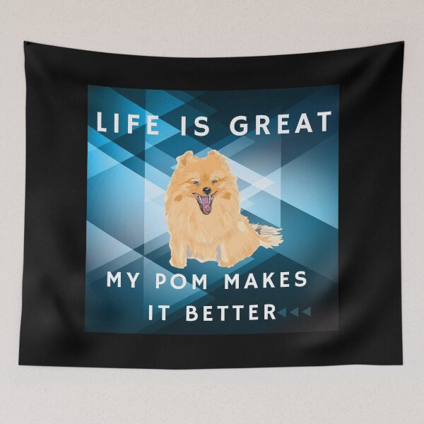 Item preview,  Life is great my pom makes it better 5Blue designed and sold by kyds.