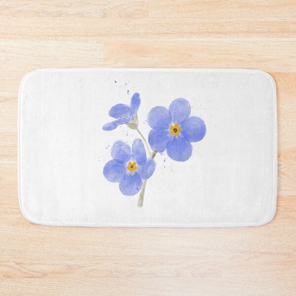 Item preview, A bunch of elegant blue forget-me-nots designed and sold by Victoria Riabov.