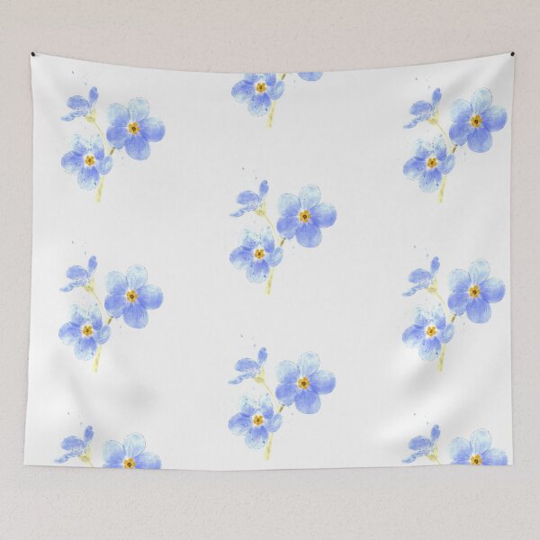 Item preview, A bunch of elegant blue forget-me-nots designed and sold by Victoria Riabov.