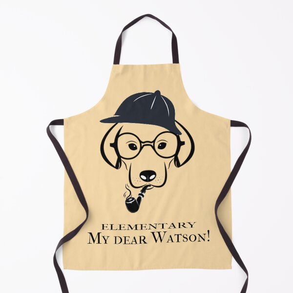 Item preview, Funny Sherlock Quotes 221B Baker St. British Detective Vintage Literary Gifts Dog With Pipe designed and sold by TopTeeShop.