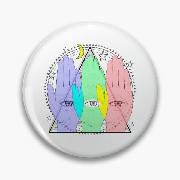 Item preview, Mystical Triple Hamsa designed and sold by AliceaAngelique.