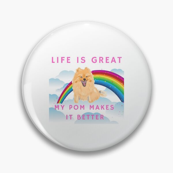 Item preview, Life is great my pom makes it better Rainbow designed and sold by kyds.