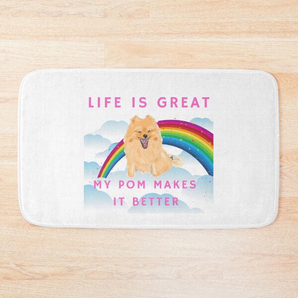 Item preview, Life is great my pom makes it better Rainbow designed and sold by kyds.
