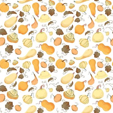 Artwork thumbnail, Pumpkin pattern by Sandramartins